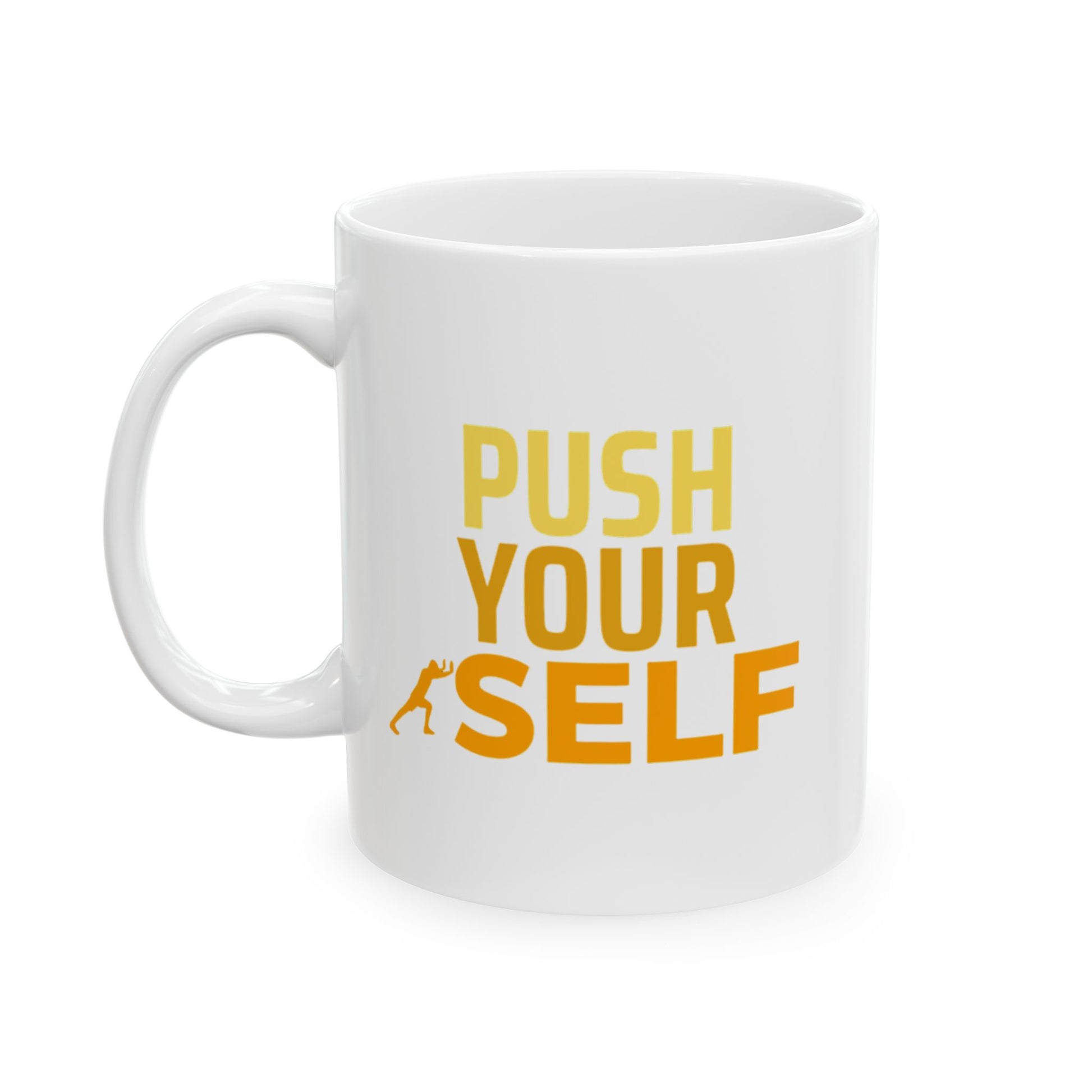 Motivational Ceramic Mug, Self-Love Gift, Yoga Enthusiast, Fitness Inspiration, Coffee Cup, Mindfulness Reminder