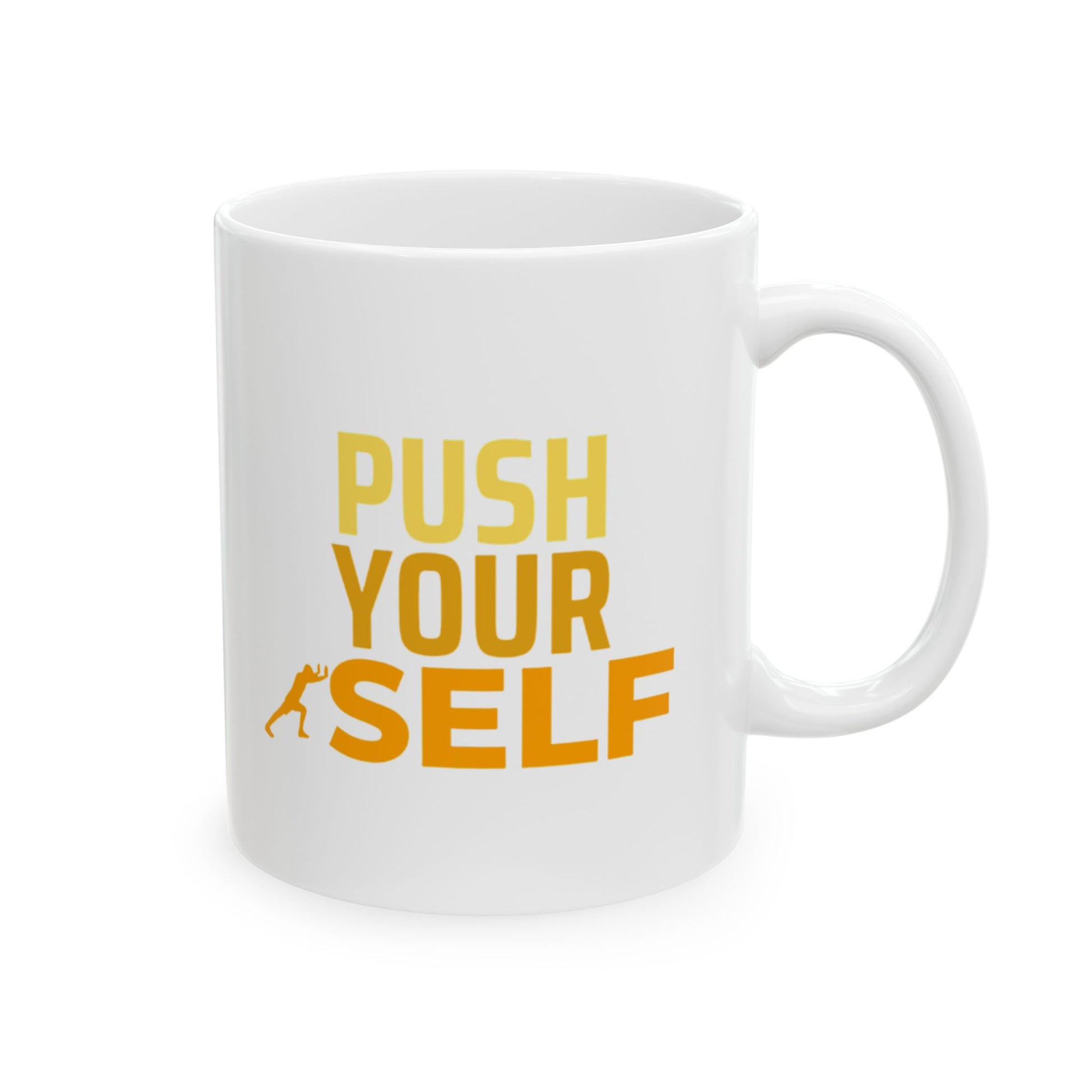Motivational Ceramic Mug, Self-Love Gift, Yoga Enthusiast, Fitness Inspiration, Coffee Cup, Mindfulness Reminder