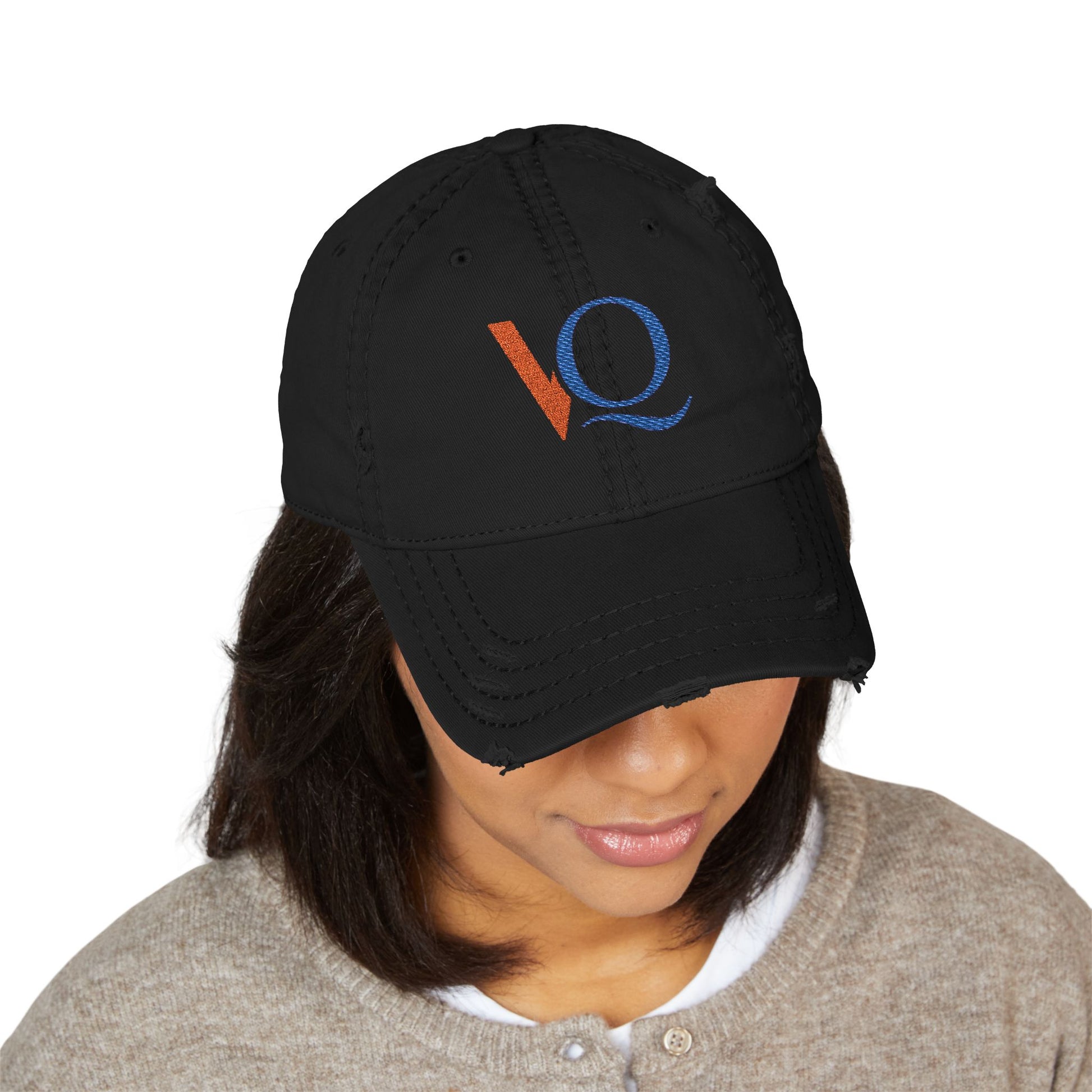 Distressed Dad Hat with Embroidery, Vintage Cap, Casual Hat, Gift for Dad, Relaxed Fit Hat, Father's Day Gift