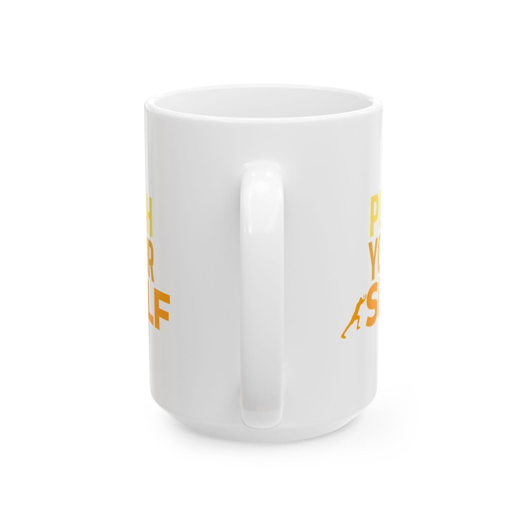 Motivational Ceramic Mug, Self-Love Gift, Yoga Enthusiast, Fitness Inspiration, Coffee Cup, Mindfulness Reminder