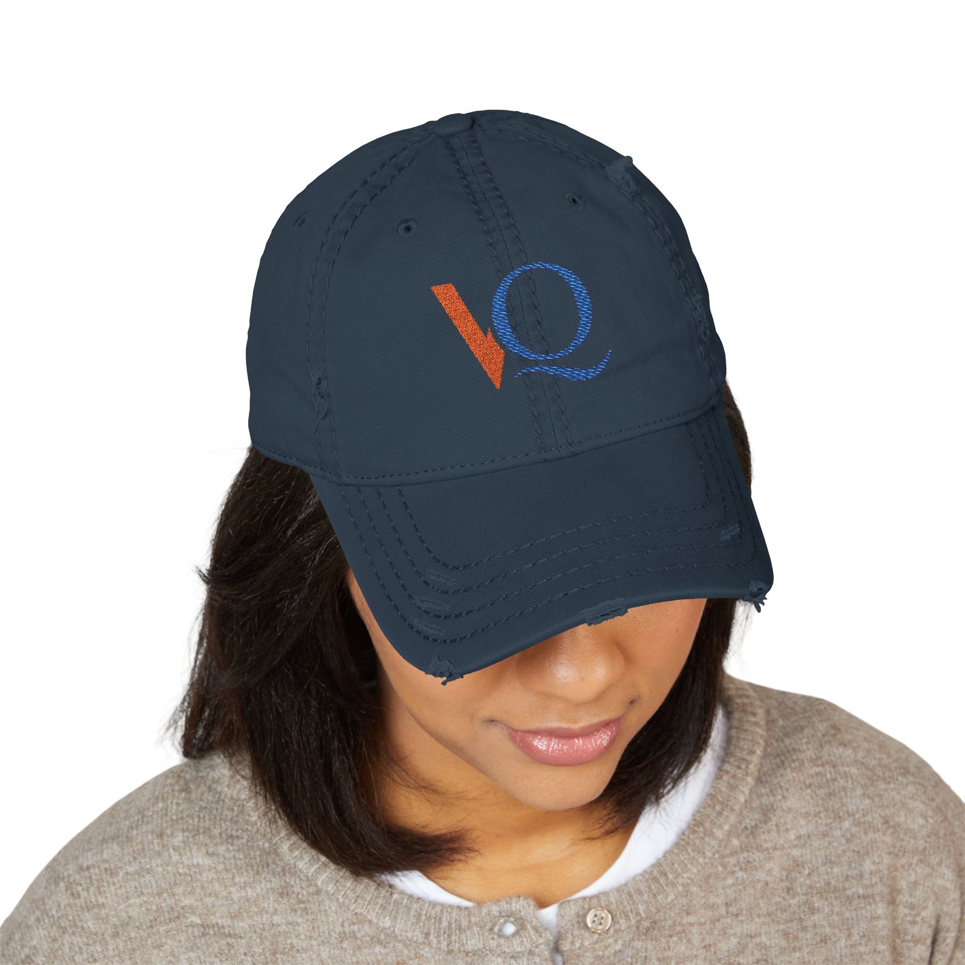 Distressed Dad Hat with Embroidery, Vintage Cap, Casual Hat, Gift for Dad, Relaxed Fit Hat, Father's Day Gift