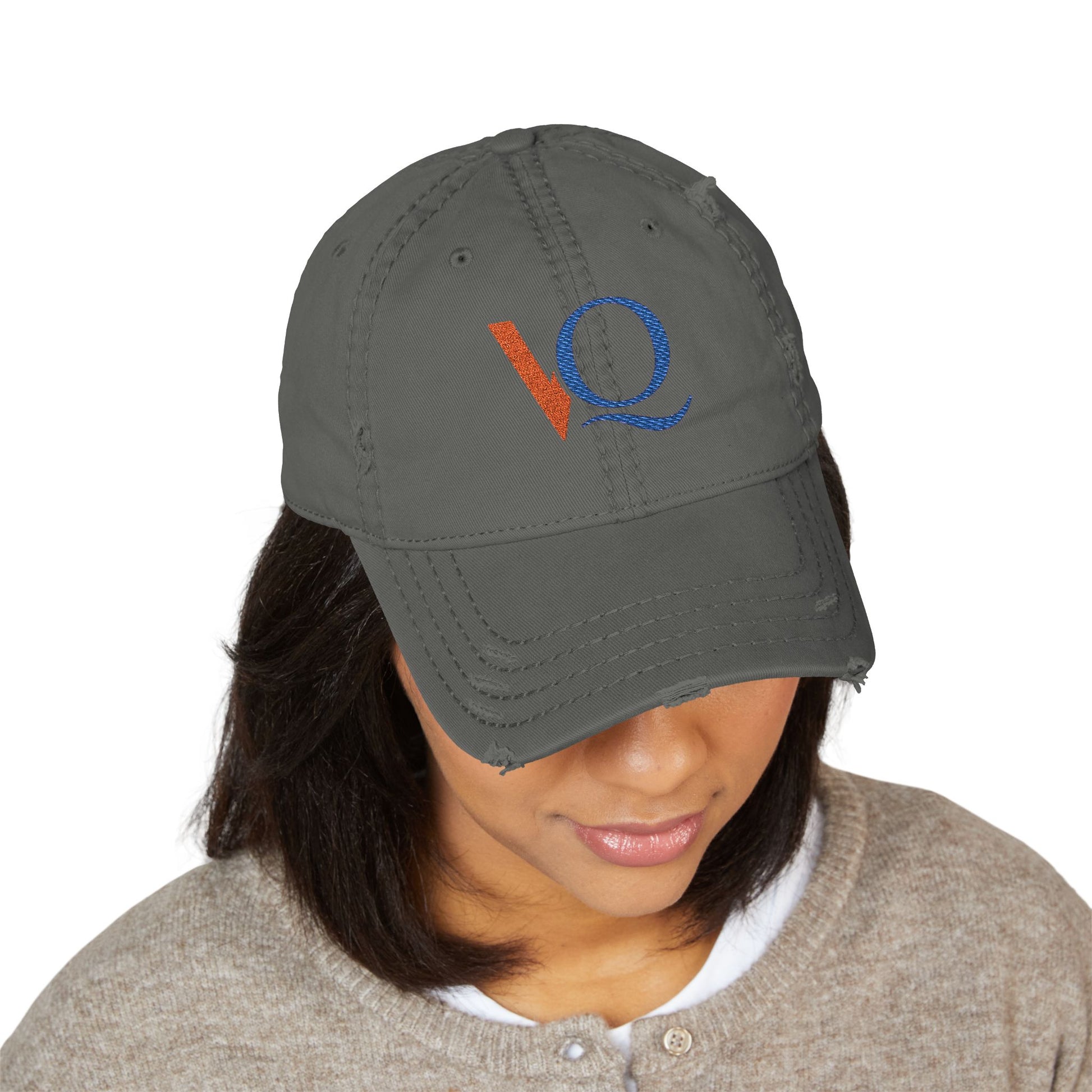 Distressed Dad Hat with Embroidery, Vintage Cap, Casual Hat, Gift for Dad, Relaxed Fit Hat, Father's Day Gift